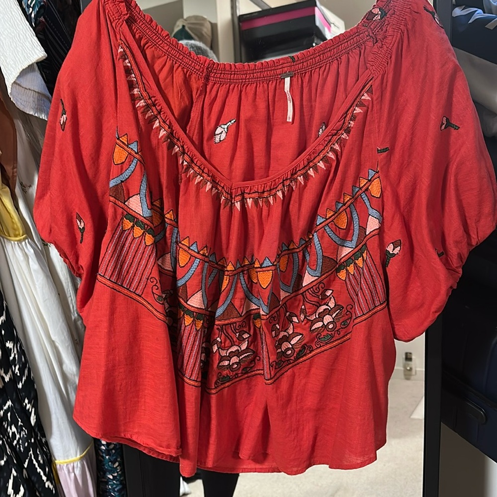 Free People festival- ready blouse.